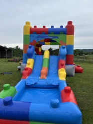 Block Party Bounce House Combo Wet or Dry